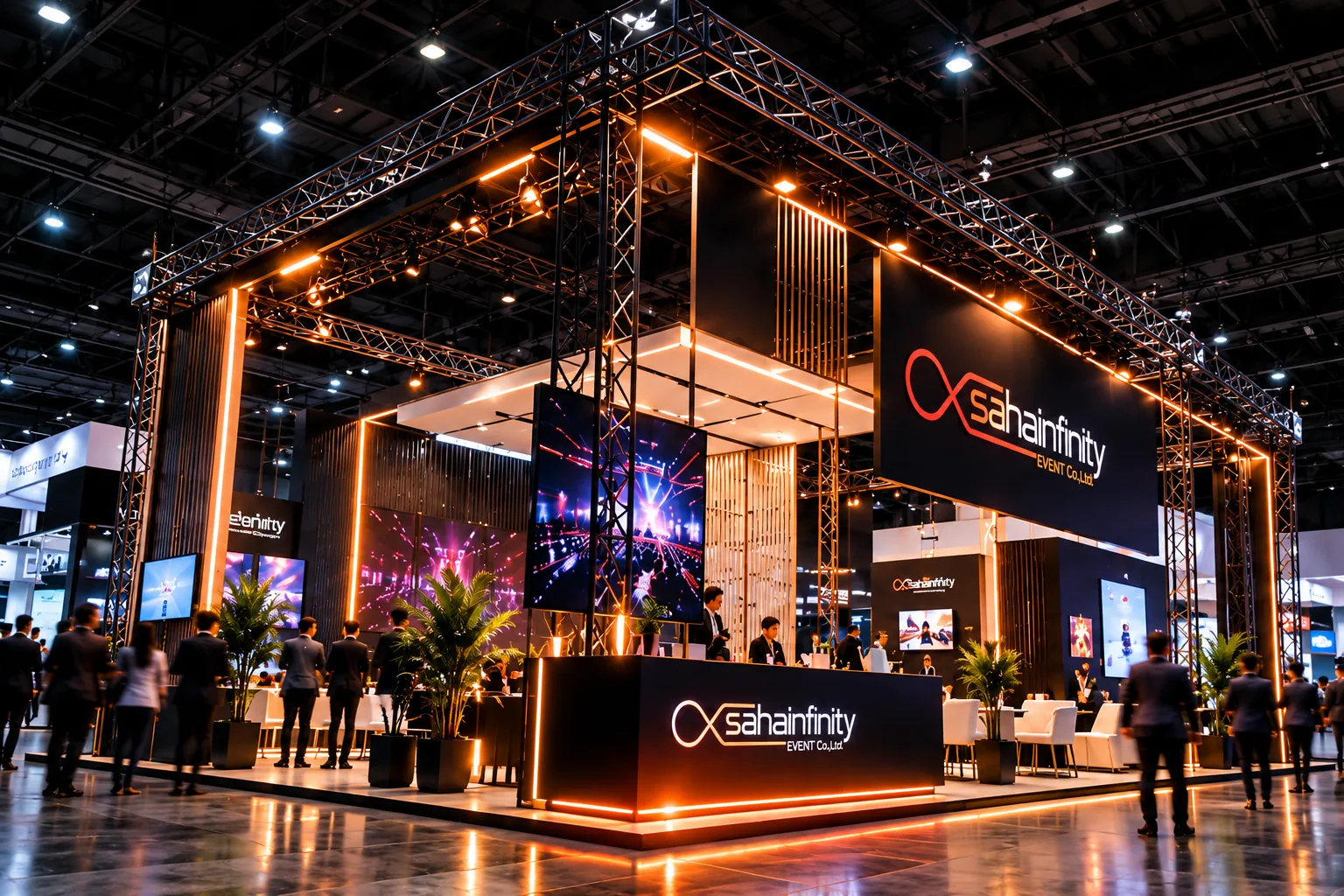 บูธงานแสดงสินค้า Sahainfinity Event